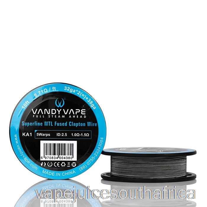 Vape Juice South Africa Vandy Vape Superfine Mtl Wire Spools - 10 Feet 6.71Ohm A1 Fused Clapton Wire